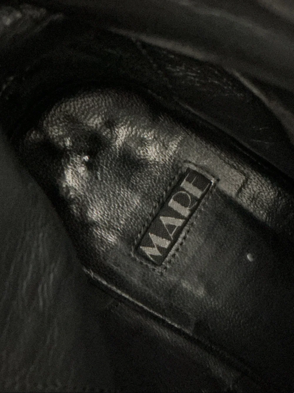 Vintage Mare Classic Black  Pointed Leather Boots